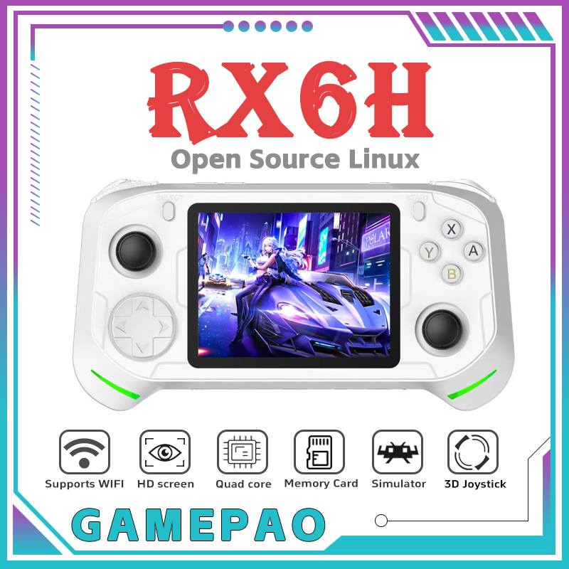 Gaming Console Emulator - Console de Videogame Retro Portátil RX6H