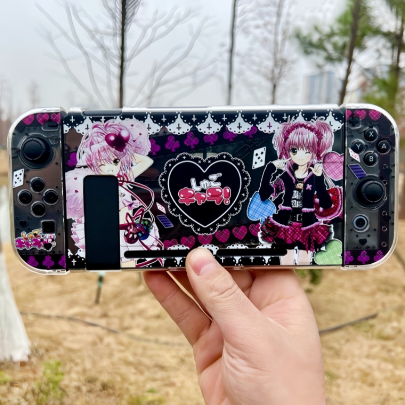 Gaming Console Nintendo Switch Oled Model - Capa Protetora Personalizada Amu Shugo Chara