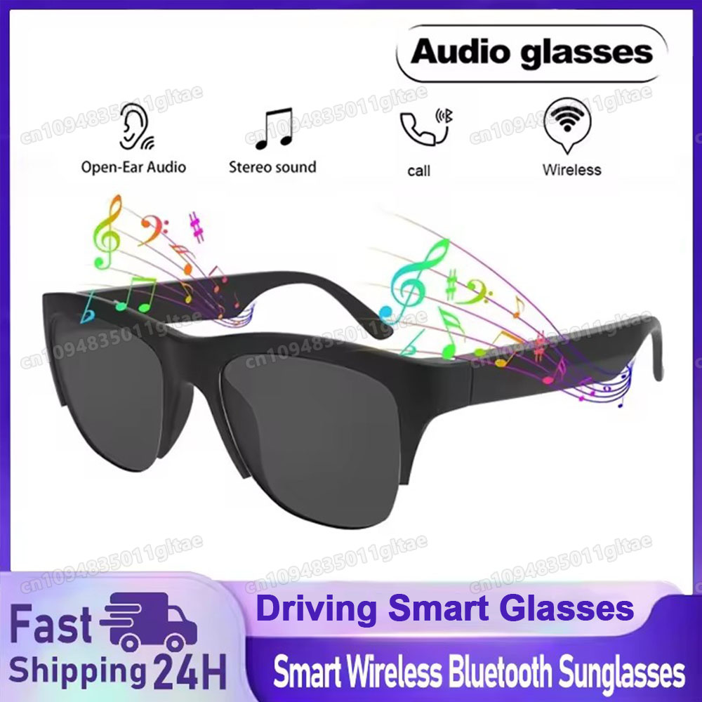 Gaming Glasses Uv - Óculos de Sol Inteligentes Bluetooth V5.3
