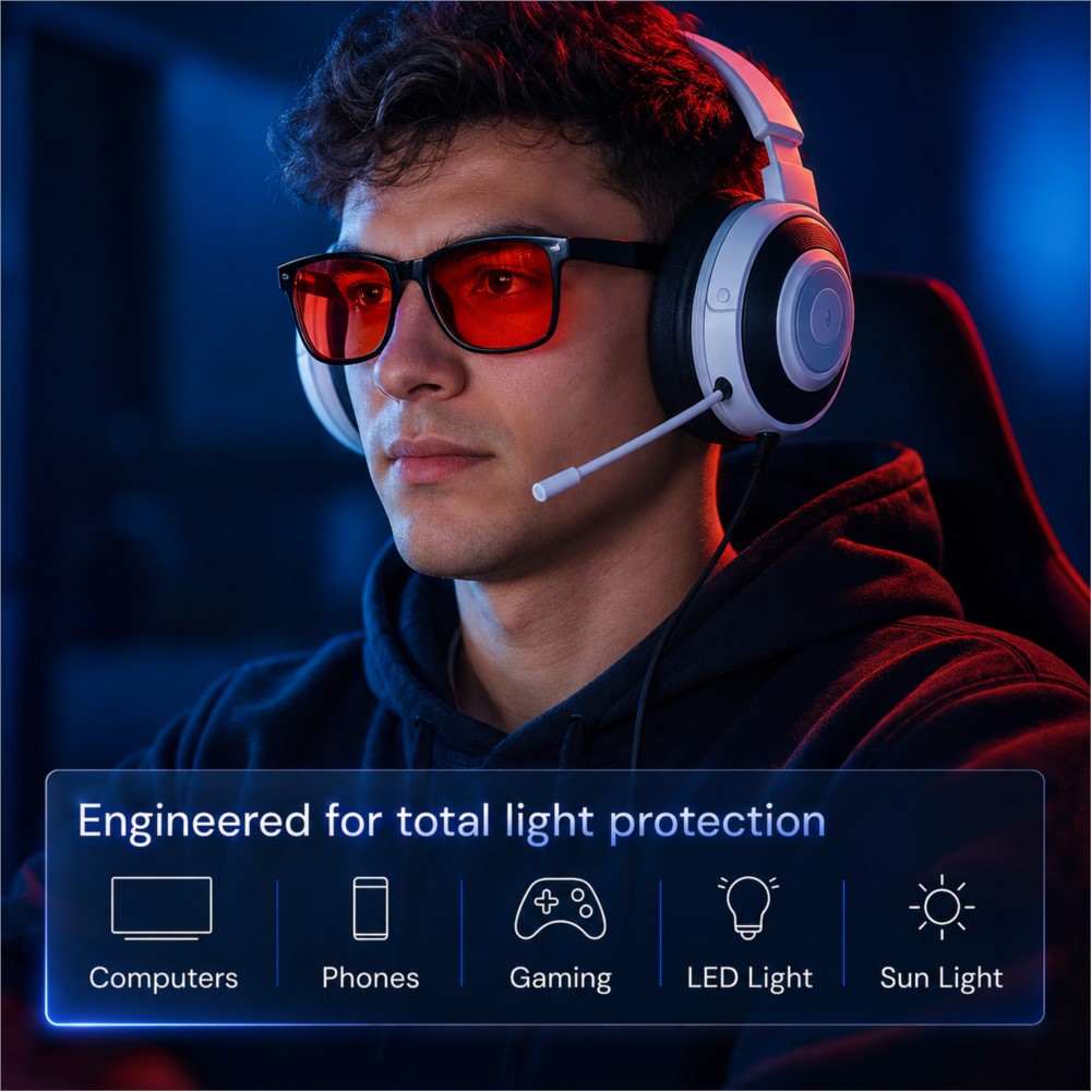 Óculos de Jogo Avançados com B - Gaming Glasses Uv avaliação e preço