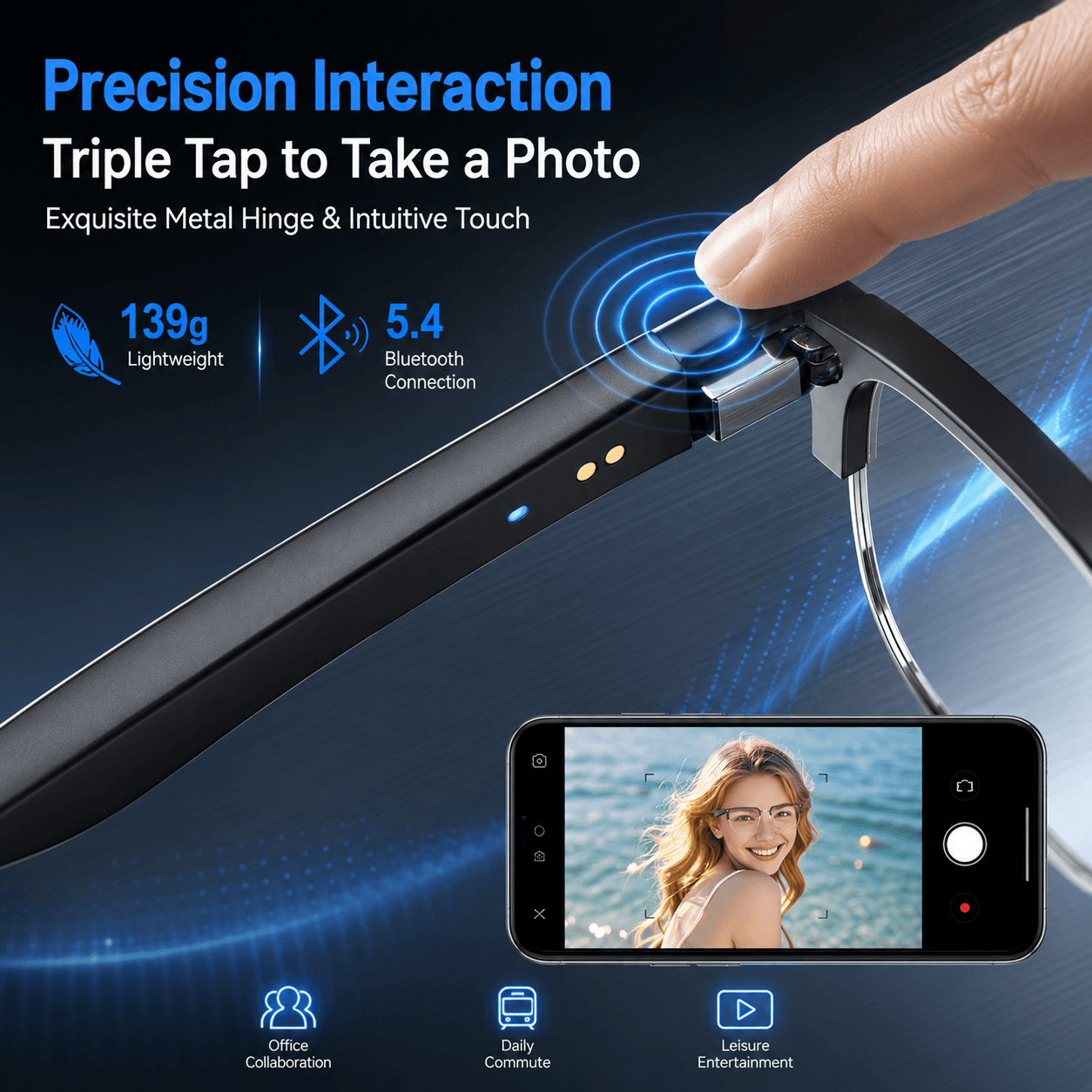 Óculos Inteligentes AIMB V2 co - Gaming Glasses Uv avaliação e preço