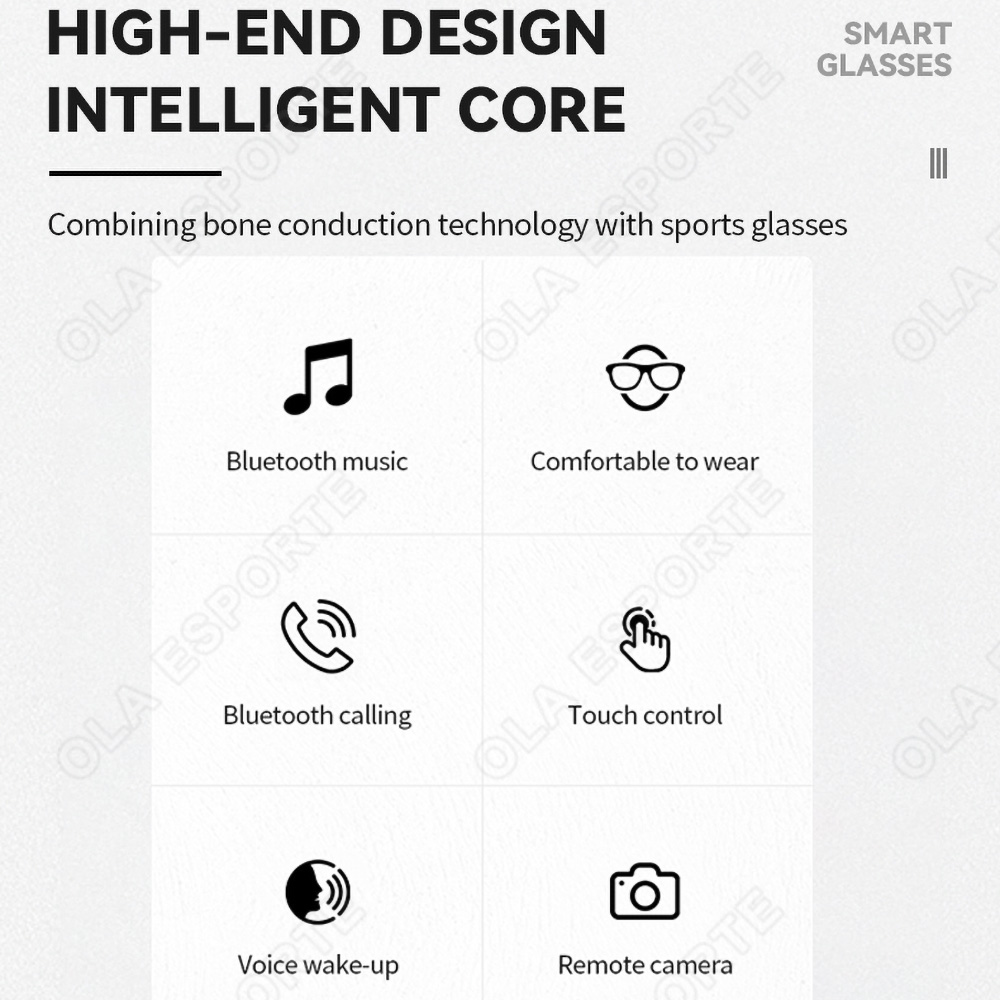 NOVOS Óculos Inteligentes V5.3 - Gaming Glasses Uv avaliação e preço