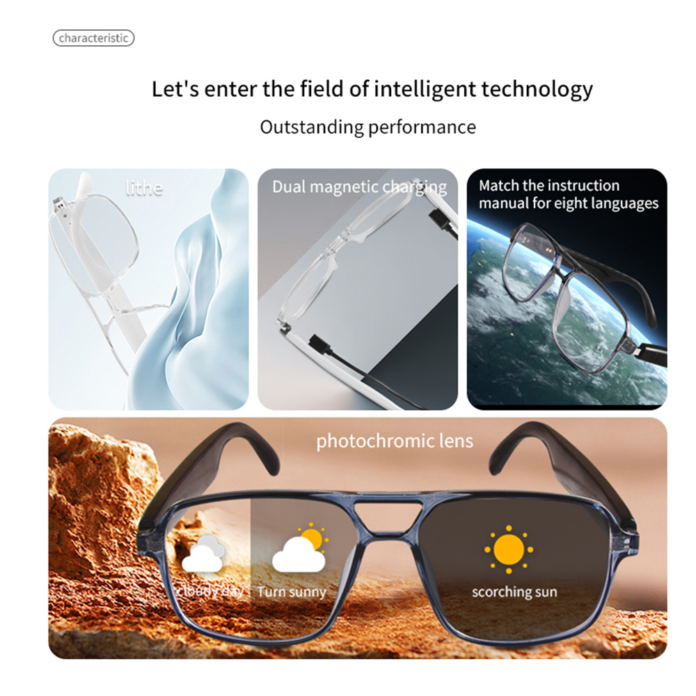 2025 novos óculos inteligentes - Gaming Glasses Uv avaliação e preço