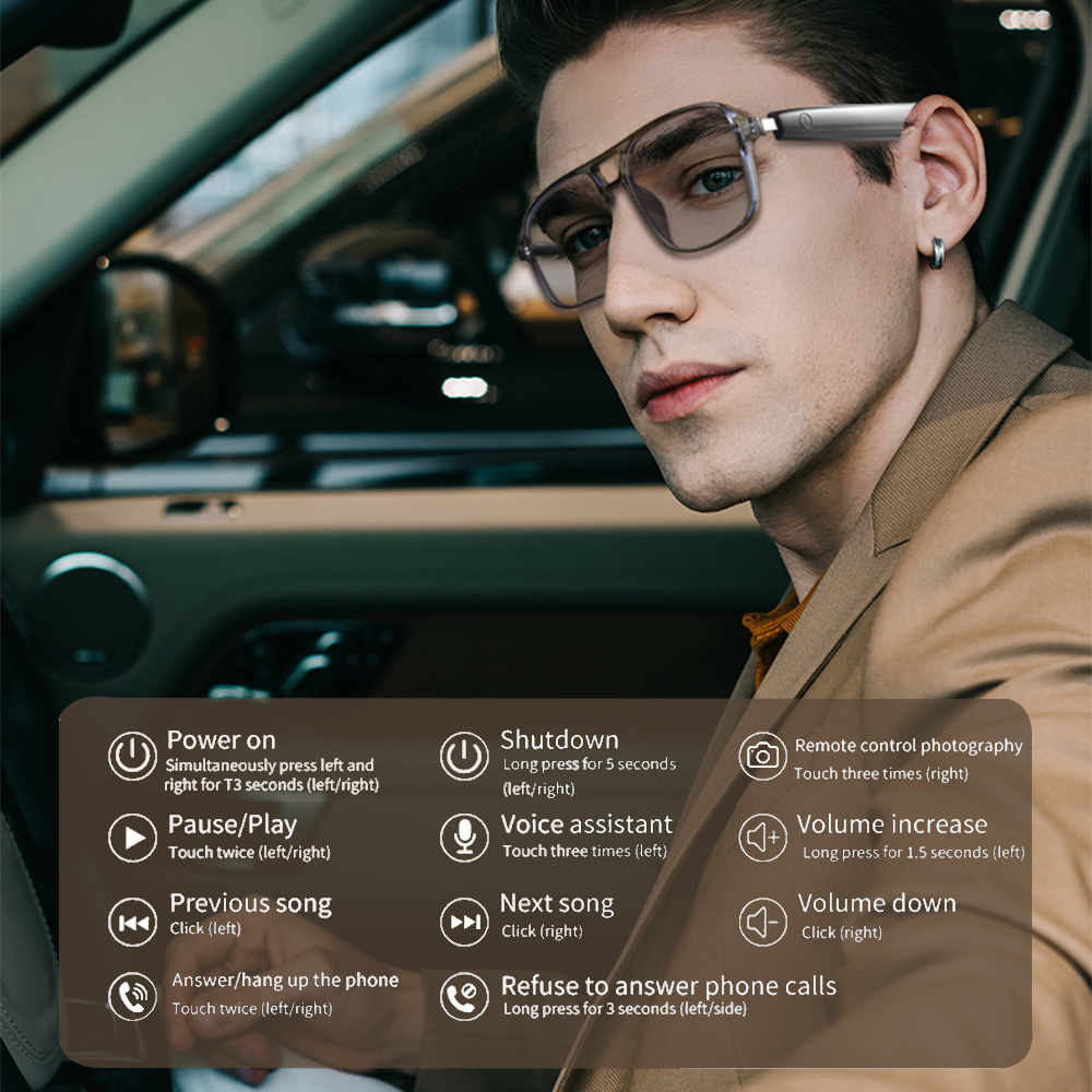 2025 novos óculos inteligentes - Gaming Glasses Uv avaliação e preço