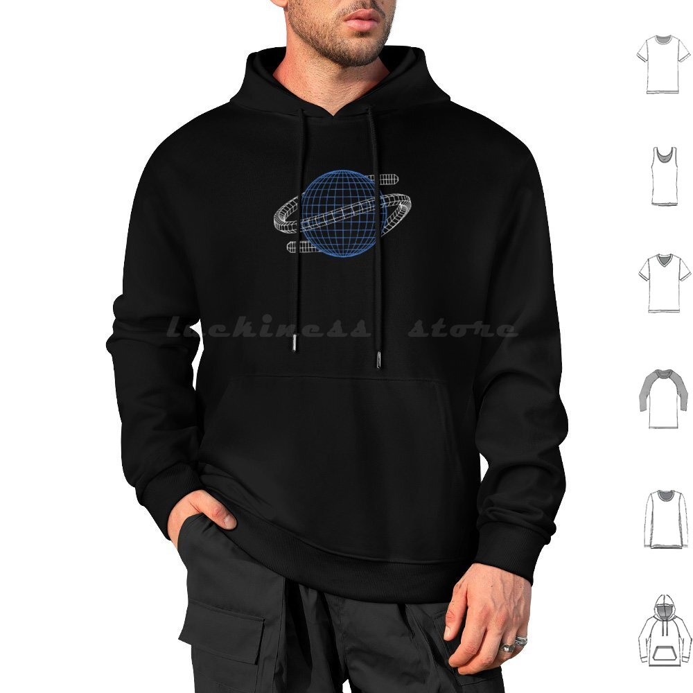 Saturno Wireframe Hoodies Mang - Gaming Console In 90S avaliação e preço