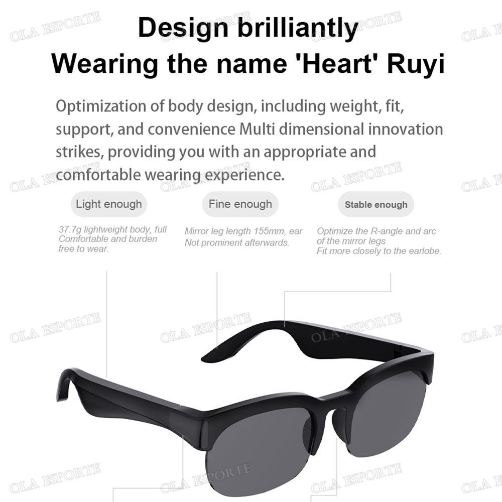 Óculos de Sol Inteligentes Blu - Gaming Glasses Uv avaliação e preço