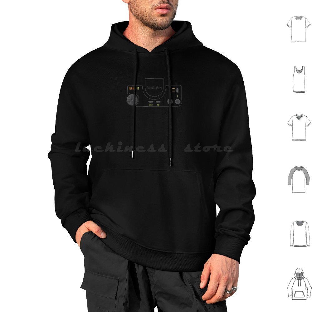 Turbo Pad Hoodie Algodão Manga - Gaming Console In 90S avaliação e preço