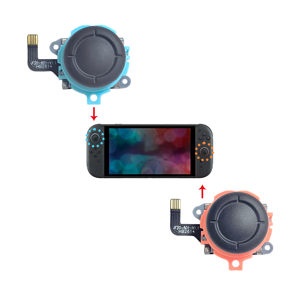 Joystick TMR Azul Laranja para - Gaming Console Nintendo Switch 2 avaliação e preço