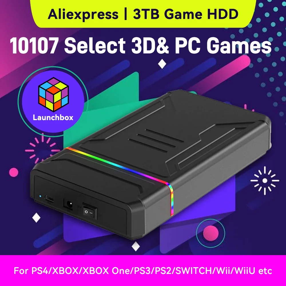 HDD Portátil para Jogos Launch - Gaming Console Emulator avaliação e preço