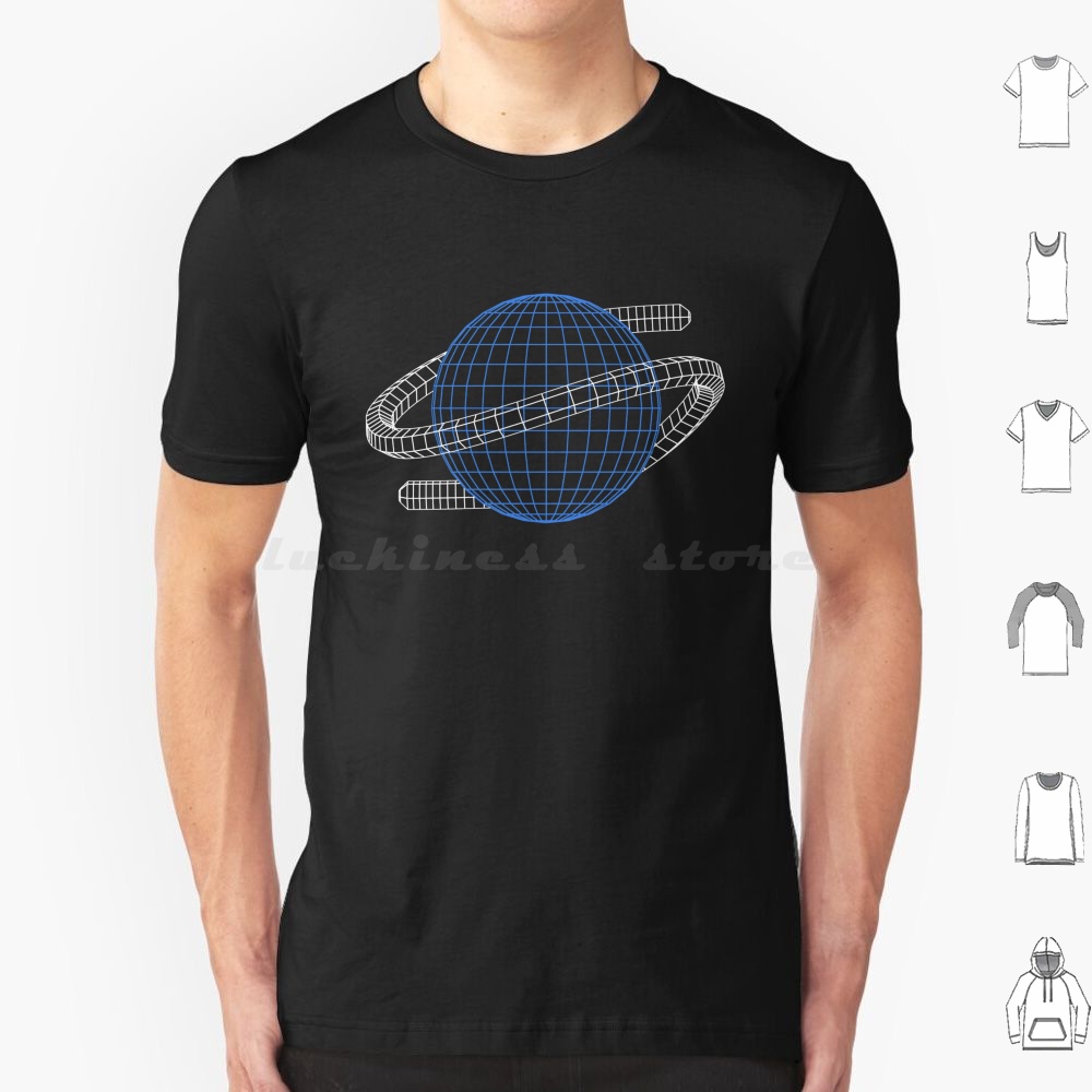 Saturno wireframe t camisa das - Gaming Console In 90S avaliação e preço