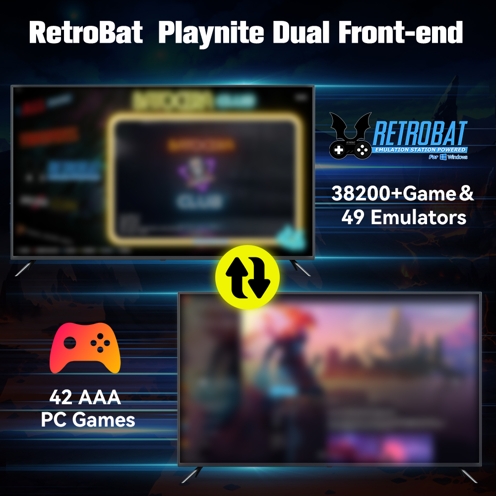 Retrobat & playnite sistema hd - Gaming Console Emulator avaliação e preço