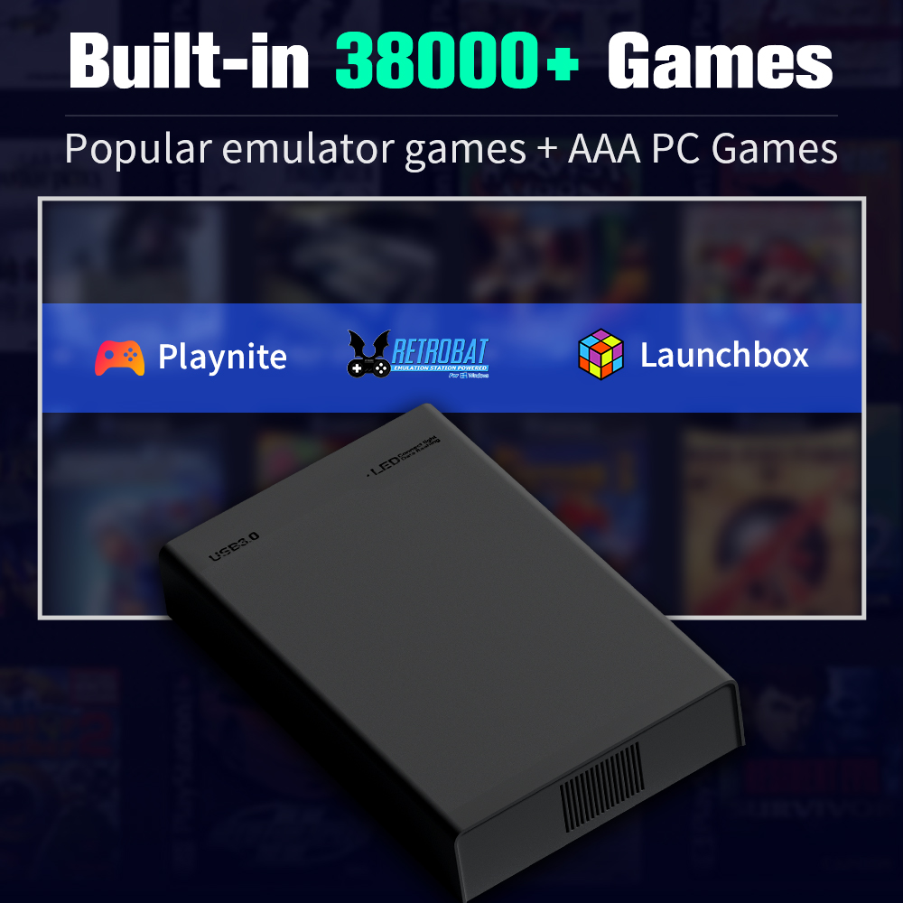 Disco rígido de jogos de 500G  - Gaming Console Emulator avaliação e preço