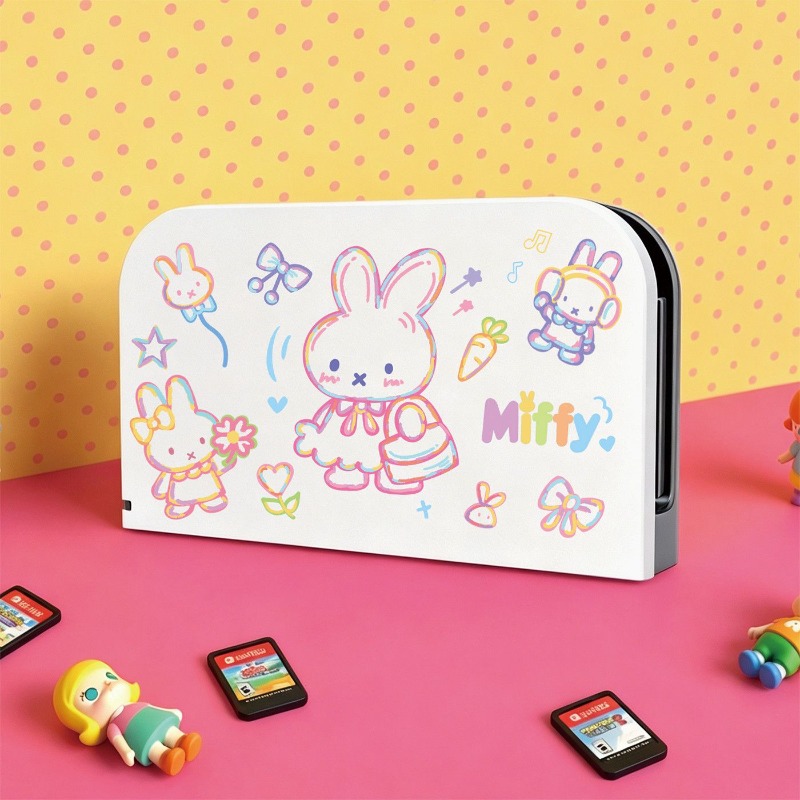 Capa Protetora Fofa Miffy para - Gaming Console Nintendo Switch Oled Model avaliação e preço