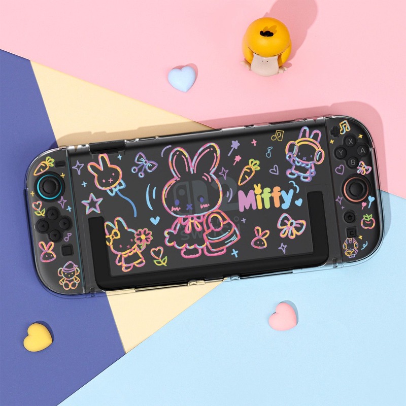 Capa Protetora Fofa Miffy para - Gaming Console Nintendo Switch Oled Model avaliação e preço