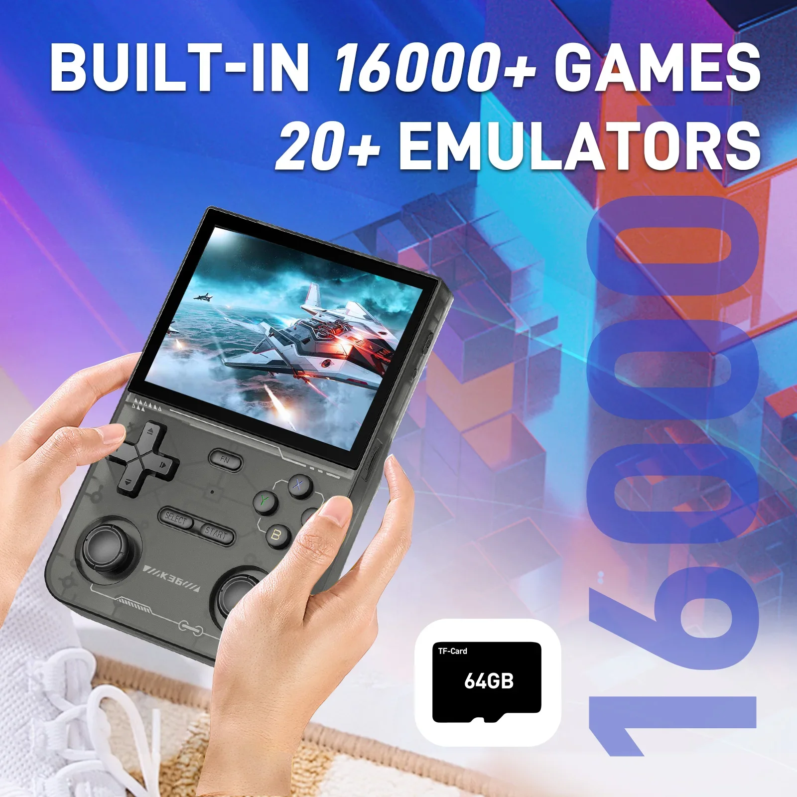 Gaminja k36 3.5 Polegada tela  - Gaming Console Old avaliação e preço