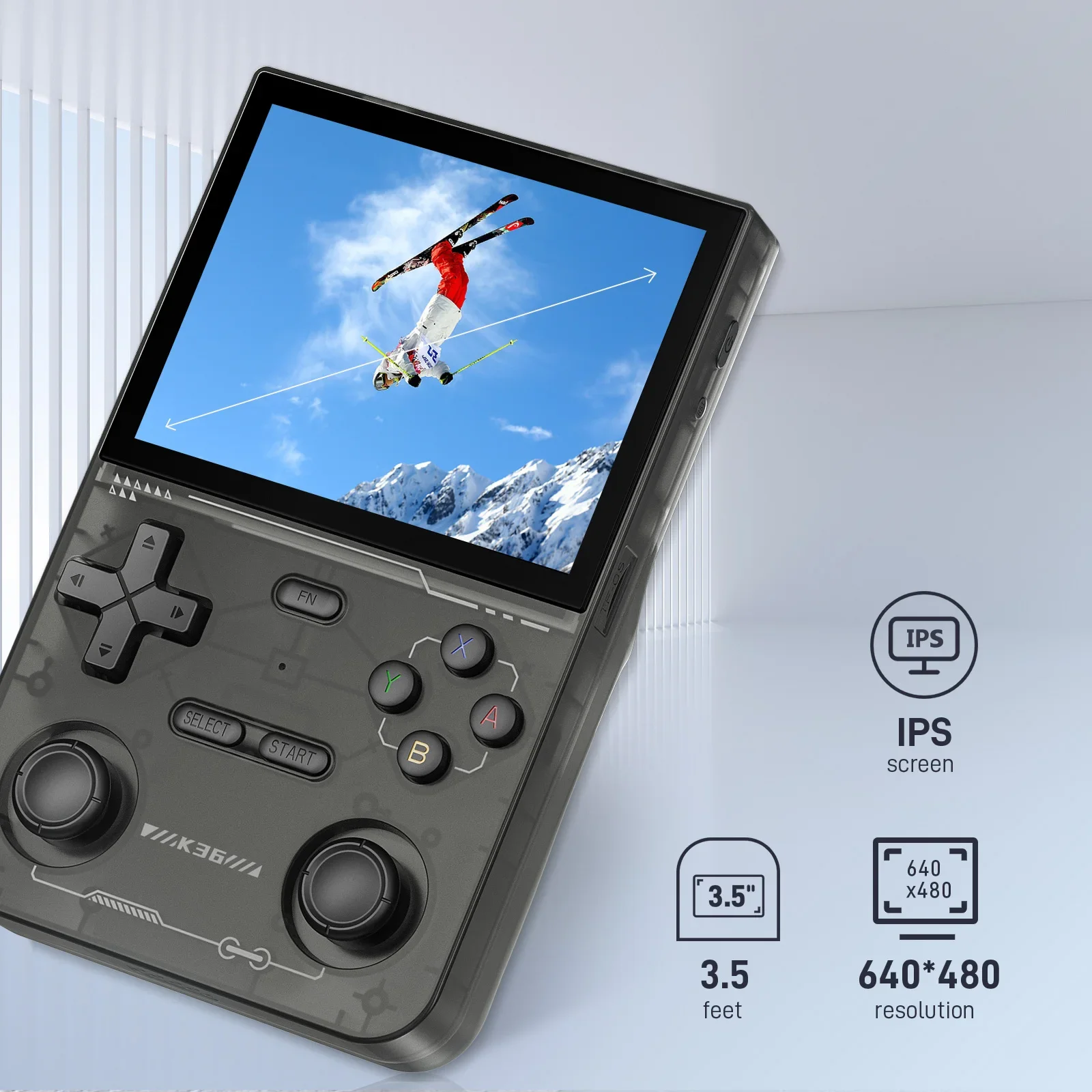 Gaminja k36 3.5 Polegada tela  - Gaming Console Old avaliação e preço
