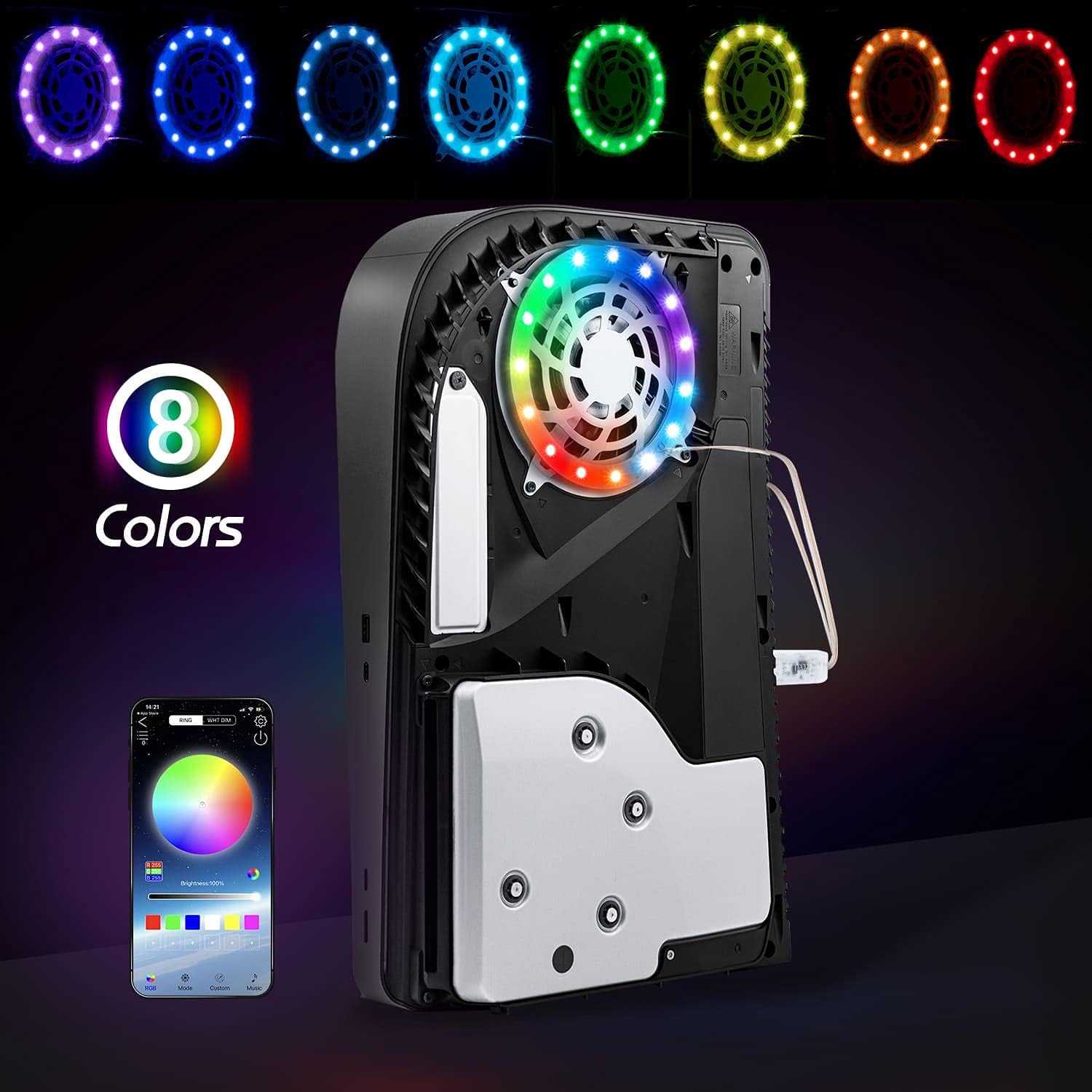 Fita de Luz LED RGB para Conso - Gaming Console Setup avaliação e preço