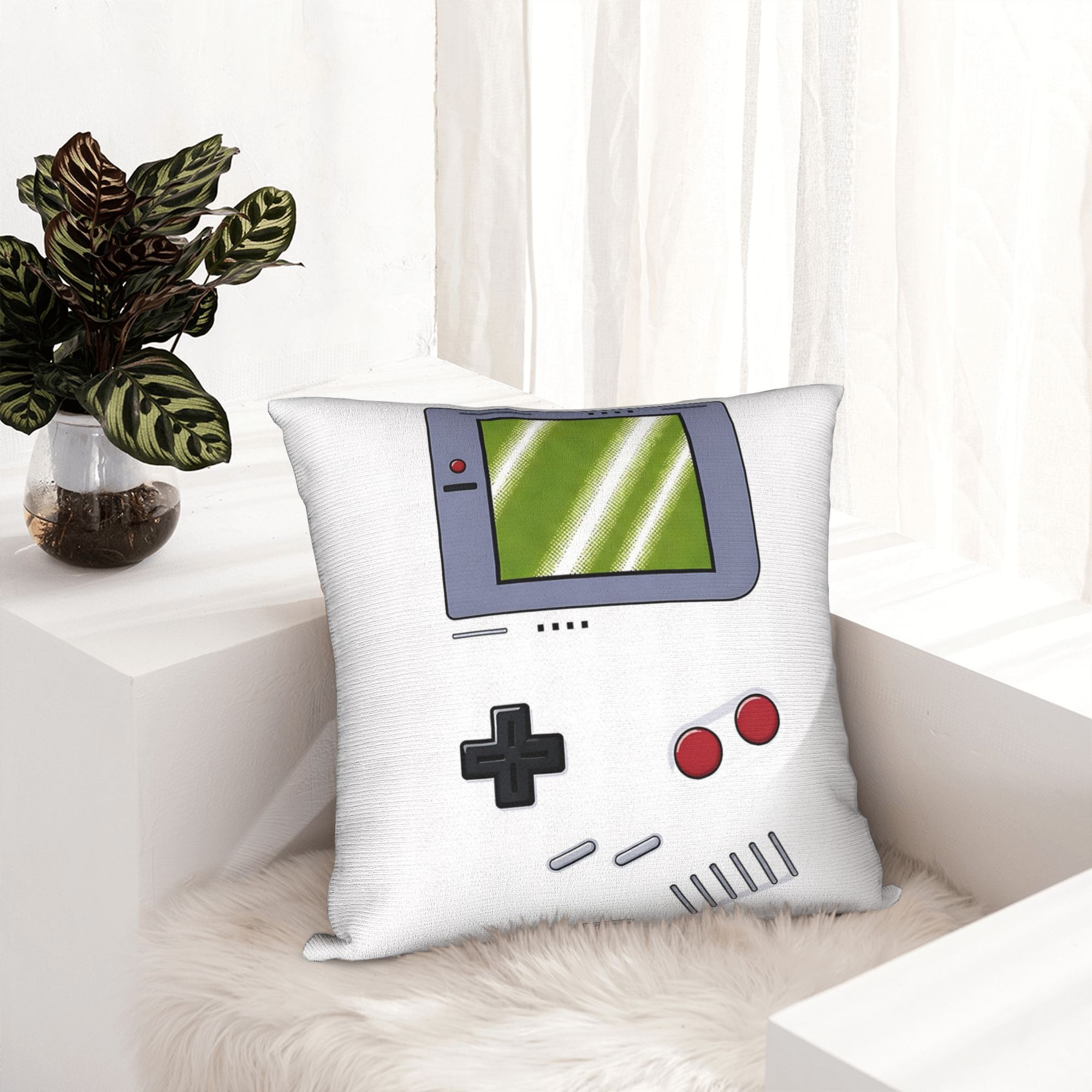 Capa de Almofada de Poliéster  - Gaming Console Old avaliação e preço
